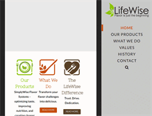 Tablet Screenshot of lifewise1.com